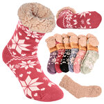 Damen Hüttensocken ABS Noppen Cristal-Warm Antonio - 1