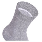Kurze extra breite weite Socken hellgrau-melange - 6
