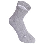 Kurze extra breite weite Socken hellgrau-melange - 3