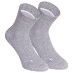Kurze extra breite weite Socken hellgrau-melange - 8