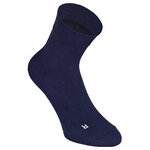 Kurze extra breite weite Socken marine-blau - 3