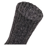 100% Wollsocken mit Alpakawolle anthrazit - 7