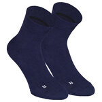 Kurze extra breite weite Socken marine-blau - 8