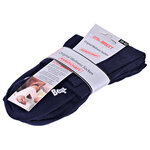 Kurze extra breite weite Socken marine-blau - 2