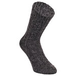 100% Wollsocken mit Alpakawolle anthrazit - 6