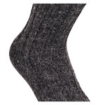 100% Wollsocken mit Alpakawolle anthrazit - 4