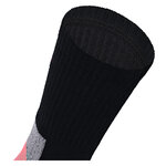 Bambus Sport-Socken Feature-Zonen schwarz-neon-orange - 5