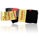 Bambus Sport-Socken Feature-Zonen schwarz-neon-orange - 2