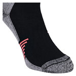 Bambus Sport-Socken Feature-Zonen schwarz-neon-orange - 3