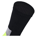 Bambus Sport-Socken Feature-Zonen schwarz-neon-grün - 3