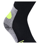 Bambus Sport-Socken Feature-Zonen schwarz-neon-grün - 6