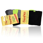 Bambus Sport-Socken Feature-Zonen schwarz-neon-grün - 2