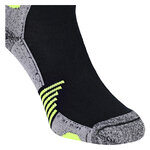Bambus Sport-Socken Feature-Zonen schwarz-neon-grün - 8
