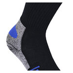 Bambus Sport-Socken Feature-Zonen schwarz-neon-blau - 5