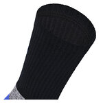 Bambus Sport-Socken Feature-Zonen schwarz-neon-blau - 3