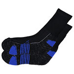 Bambus Sport-Socken Feature-Zonen schwarz-neon-blau - 9
