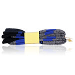 Bambus Sport-Socken Feature-Zonen schwarz-neon-blau - 4