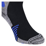 Bambus Sport-Socken Feature-Zonen schwarz-neon-blau - 7