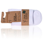 Bambus Kurzsocken Crew Socks weiß - 2