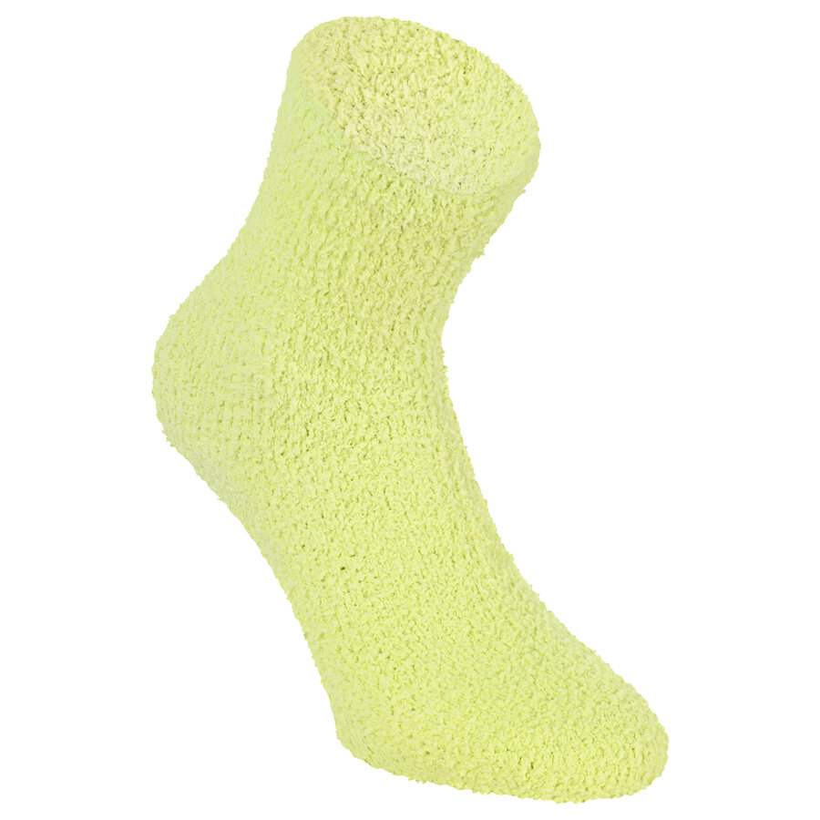 Damen-Kuschelsocken uni-bunt ABS-Noppen - 14