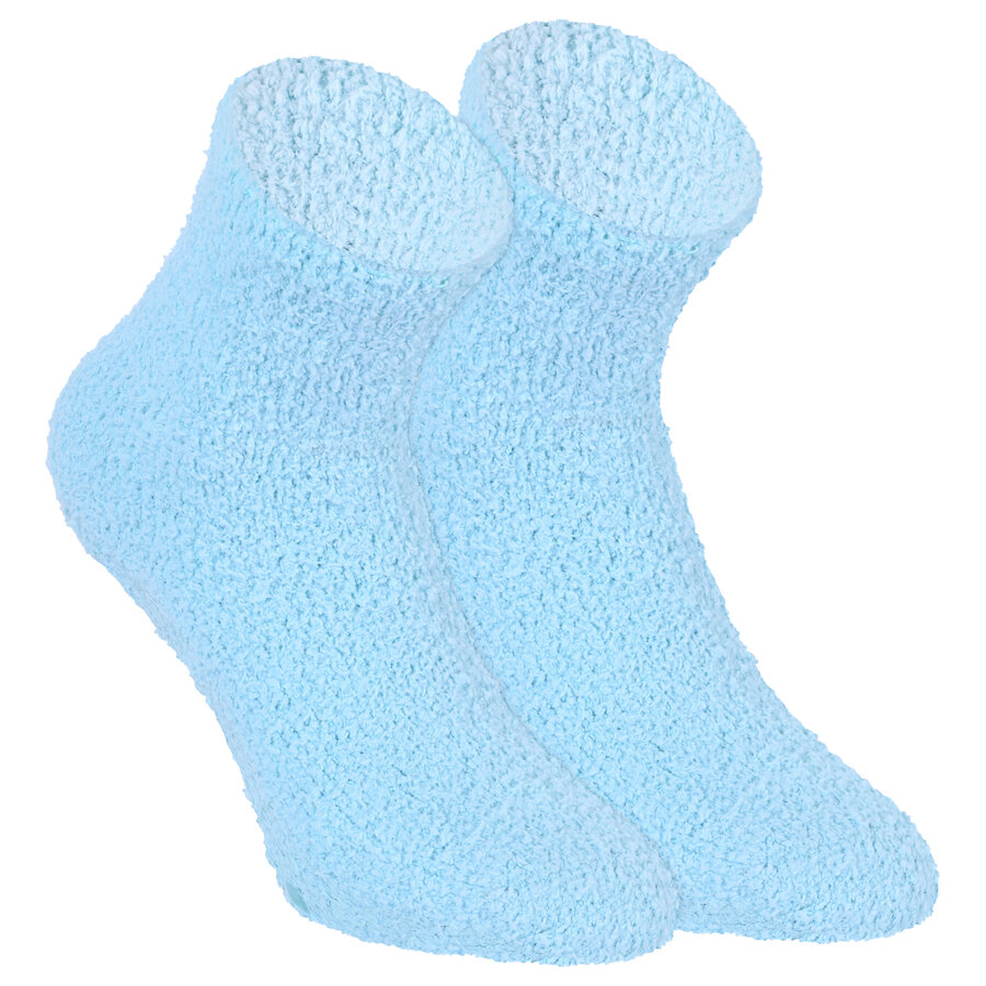 Damen-Kuschelsocken uni-bunt ABS-Noppen - 25