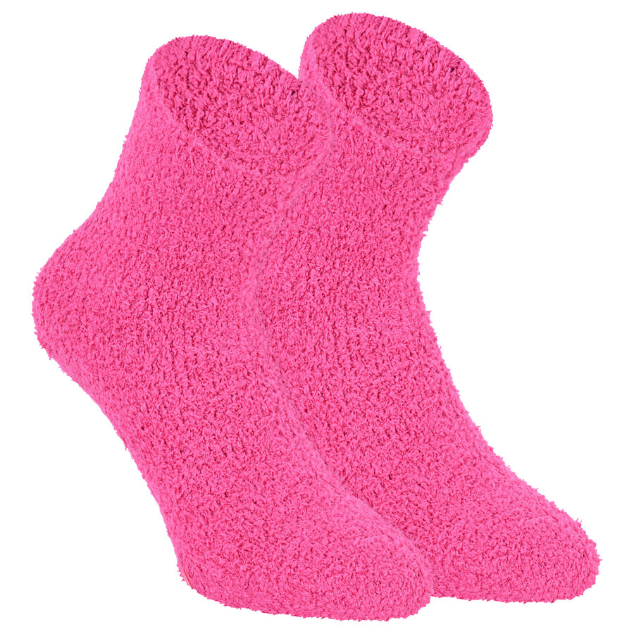 Damen-Kuschelsocken uni-bunt ABS-Noppen - 17