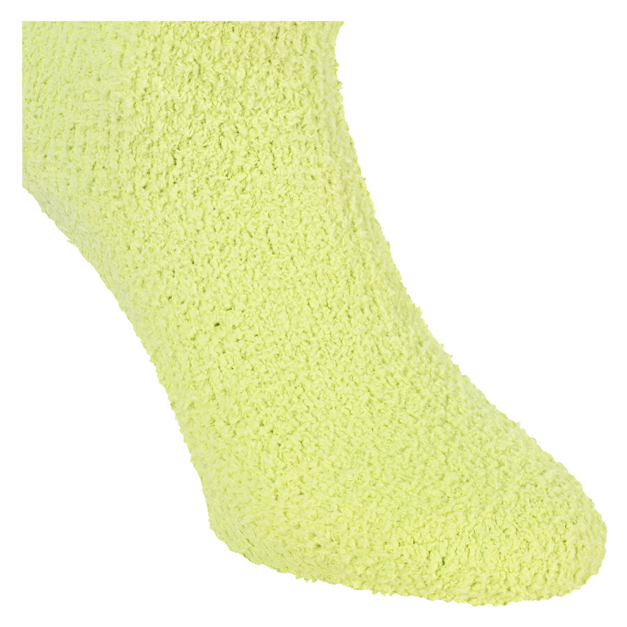 Damen-Kuschelsocken uni-bunt ABS-Noppen - 18
