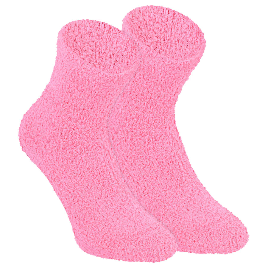 Damen-Kuschelsocken uni-bunt ABS-Noppen - 26