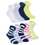 Damen-Kuschelsocken uni-ringel-bunt - 1