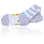 Damen-Kuschelsocken uni-ringel-bunt - 2