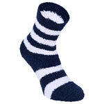 Damen-Kuschelsocken uni-ringel-bunt - 21