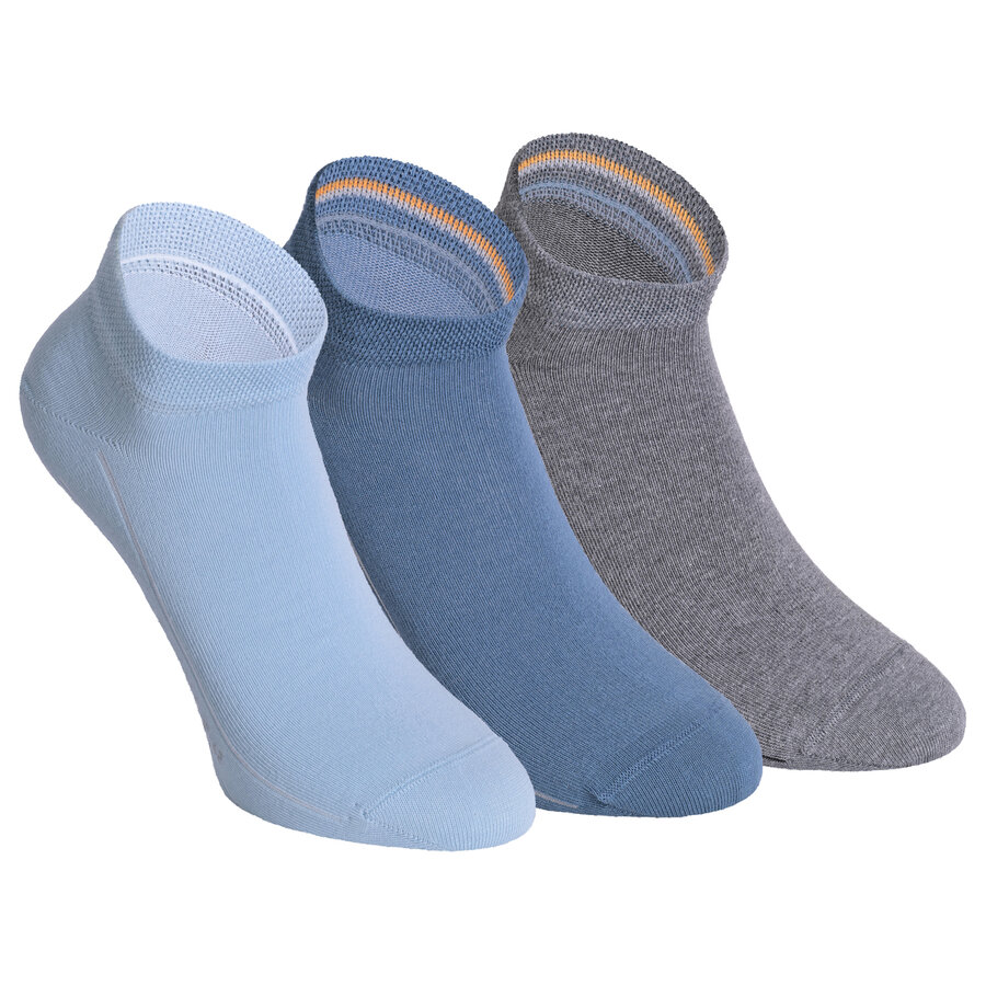 Sneakersocken ohne Gummidruck Camano angel falls blau grau mix