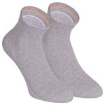 Kurzsocken ohne Gummidruck Camano pink grau weiß mix - 15