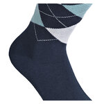 Herrensocken Argyle Karo Muster ohne Gummidruck Camano north atlantic grün-blau - 11