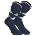 Herrensocken Argyle Karo Muster ohne Gummidruck Camano north atlantic grün-blau - 13