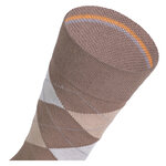 Herrensocken Argyle Karo Muster ohne Gummidruck Camano cuban sand braun-beige - 5