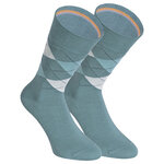 Herrensocken Argyle Karo Muster ohne Gummidruck Camano north atlantic grün-blau - 7