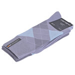 Herrensocken Argyle Karo Muster ohne Gummidruck Camano skyrocket grau-mix - 6