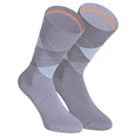 Herrensocken Argyle Karo Muster ohne Gummidruck Camano skyrocket grau-mix - 1
