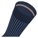 Herrensocken gestreift ohne Gummidruck Camano shadow stripes dark-saphire dunkelblau - 6