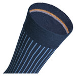 Herrensocken gestreift ohne Gummidruck Camano shadow stripes dark-saphire dunkelblau - 10