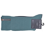 Herrensocken gestreift ohne Gummidruck Camano shadow stripes north atlantic grün-blau - 3