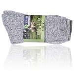 Dicke Norweger Wollsocken hellgrau-melange - 2