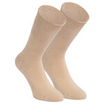 Herren Diabetikersocken ohne Gummidruck 97% Baumwolle beige - 9