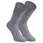 Herren Diabetikersocken ohne Gummidruck 97% Baumwolle grau-melange - 5