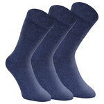 Herren Diabetikersocken ohne Gummidruck 97% Baumwolle jeansblau-melange - 6