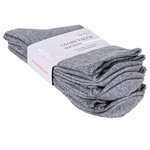 Damen Diabetikersocken ohne Gummidruck 97% Baumwolle grau-melange - 5