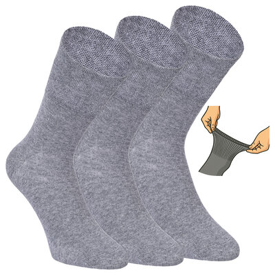 Damen Diabetikersocken ohne Gummidruck 97% Baumwolle