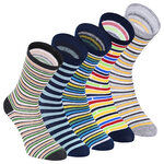 Kinder Ringelsocken Mädchen Jungs Baumwolle bunt - 1