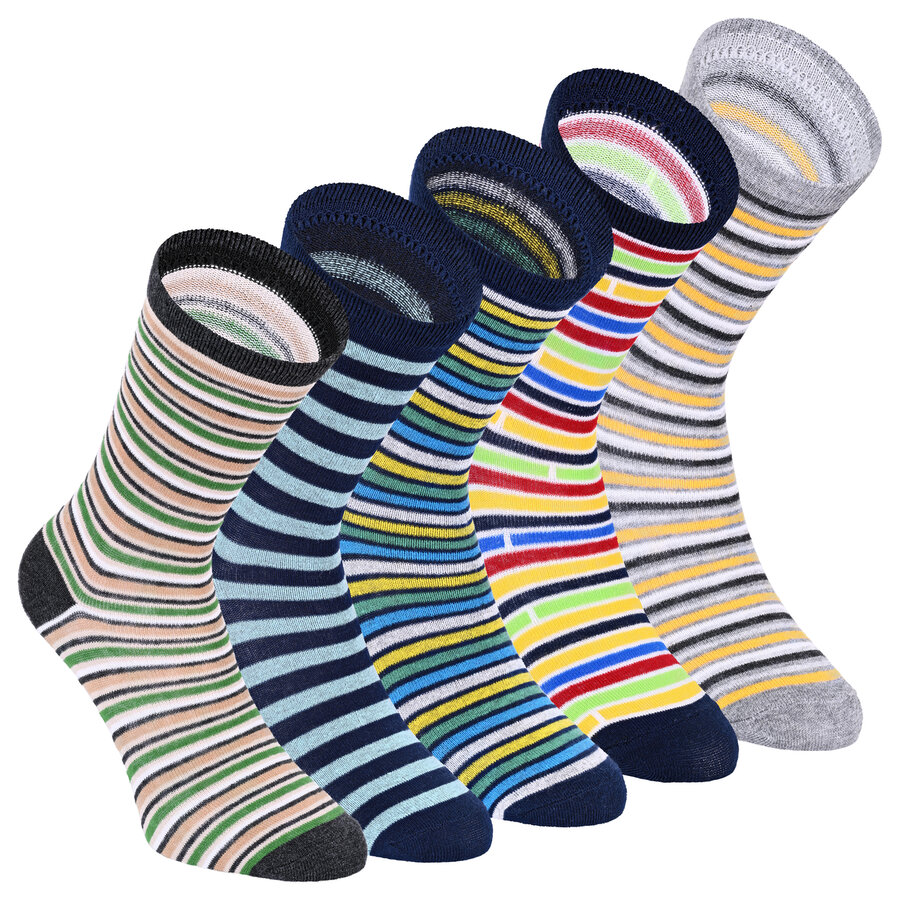 Kinder Ringelsocken Mädchen Jungs Baumwolle bunt